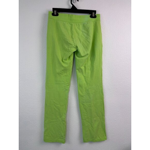 Abercrombie and Fitch women's small green Y2K wide‎ leg low rise sweatpants - Picture 3 of 9